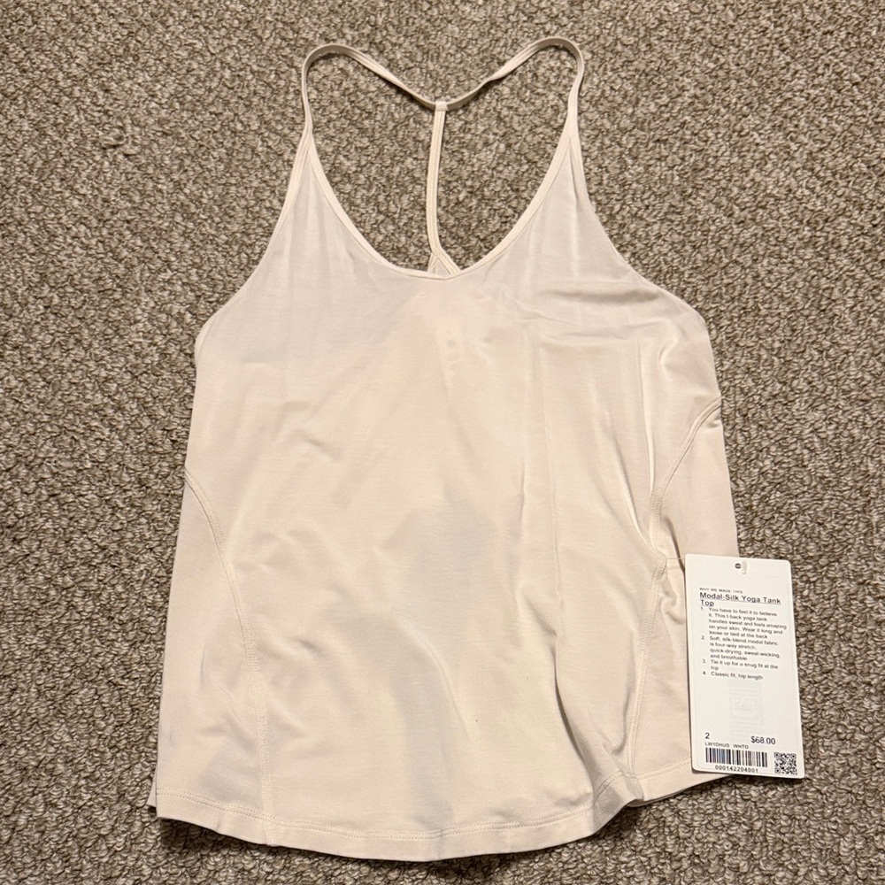 Lululemon Cream Tank Top